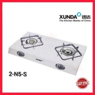 Xunda Table Top Stainless Steel Gas Stove 2-N5-S