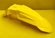 บังโคลนหน้าวิบาก MOTO-X พลาสติก สีเหลือง อย่างดี กว้าง 14cm. ยาว60cm. (มี 6 สี ตามภาพ) บังโคลนหน้ารถวิบาก บังโคลนหน้าแต่ง