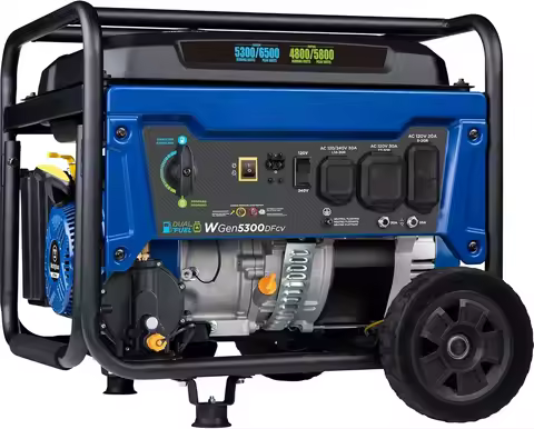 (This product requires customization.Order carefully)6500 Watt Dual Fuel Home Backup Portable Genera