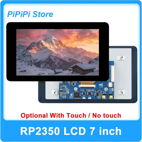 RP2350B 7 inch LCD Display Development Board 800*480 Pixel dual ARM Cortex-M33 or dual Hazard3 150 M