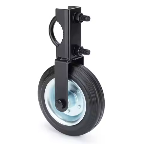 AT84-6 Inch Gate Wheel Gate Caster Kit Heavy Duty Gate Helper Wheel Gate Support Wheel For Chain Lin