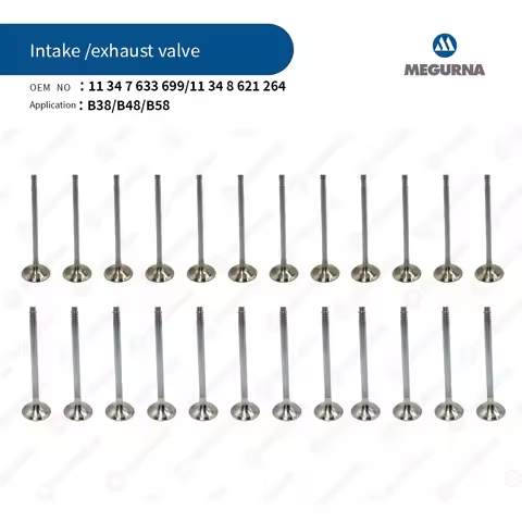 24pcs Intake & Exhaust Valve Kit Fit B38 1.5TL B48 2.0TL B58 3.0TL Gas For BMW 1,2,3,4,5,6,7 series 
