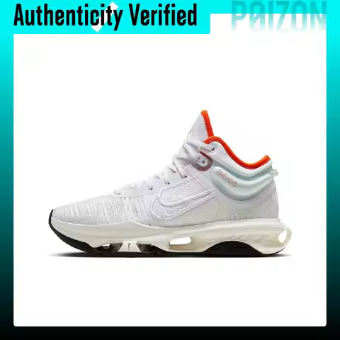 Nike Air Zoom G.T. Jump 2 Mid top Basketball Shoes Unisex White Orange Black DJ9432-104