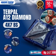 4x7 a12 diamonds sheet silverbiru