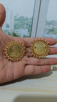 bros dan pin koin rupiah liberti matahari barang tempahan mirip asli