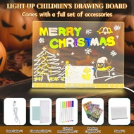 LED Drawing Board Luminous Writing Board Message Board Drawing Board For Kid Acrylic Erasable Drawin