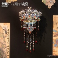 Dieying Phoenix Crown Metal Art Model Phoenix Joint Puzzle Handmade 3D Forbidden City Yingluodian La