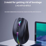 ✨mouse wireless gaming ergonomic mouse bluetooth mouse rgb lighting silent TypeC rechargeable