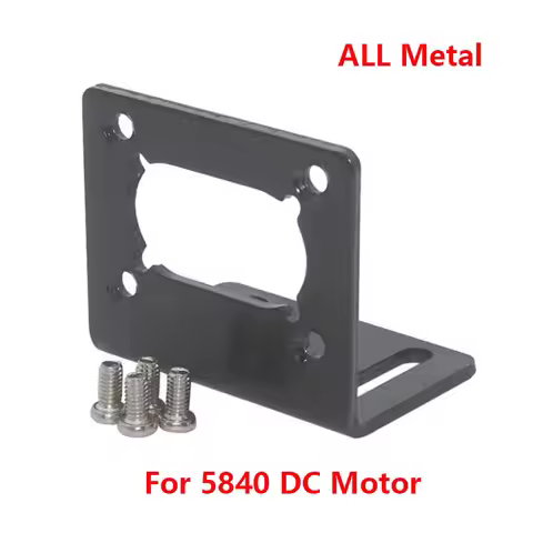 ONLY Motor Bracket L Shaped Mounting Metal base Holder for 5840-31zy Worm DC Geared Motor