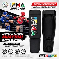 Official IFMA Approved Amatuer Competition Shin Guard, Muaythai Shin Guard Amatuer Muay Thai Shin Pa