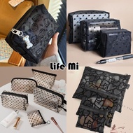Convenient Mesh Bag for Personal Makeup Heart (LMTCN-HL-001)