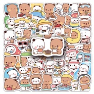 50 ชิ้นน่ารัก Bubu Dudu สติกเกอร์ Bubu สําหรับโทรศัพท์แล็ปท็อปกระเป๋าเดินทางโน้ตบุ๊คสเก็ตบอร์ดสติกเก