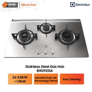 Electrolux EHG933SA 86cm Stainless Steel Gas Hob with 3 Burners