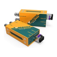 AVMATRIX 3G-SDI / 12G Fiber Optic Extender Transmitter & Receiver Set FE1121