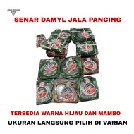 HIJAU Mambo green damyl line fishing net line 4.6,8,12,15 LBS COD