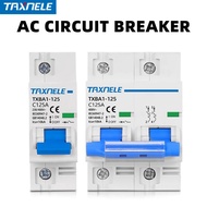 DZ47 NC 400V 1P 2P 80A 100A 125A 10KA C Type Mini Circuit Breaker MCB Short Overload Circuit Protect
