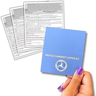 DOT Medical Examiner Certificate Folded Wallet Card 4x3.5” 15 pk Truck Drivers Foldable Report Form 