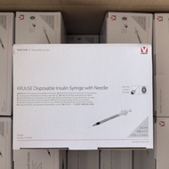 Gu's 0.5ml Pet Insulin Syringe Short Needle 0.5 Unit Cat Dog Big Small Mouse Animal Use Micro 0.3 cc