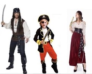Halloween萬聖節 Pirates 海盜服裝（家庭、成人、小童）