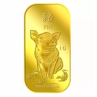 HM3 Puregold 1g The Pig Of The Year 2019 Gold Bar | 999.9 Pure Gold