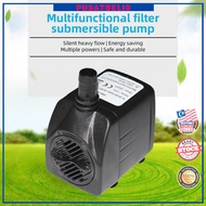 ACAGALA Mini Submersible Water Pump Flow Adjustable Electric Max 1000L/H 4.9ft Lift Portable with 6.