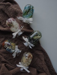 【可客製】浮游花 送禮 水晶球 含夜燈