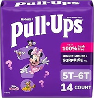 Pull-Ups Girls' Potty Training Pants, 5T-6T (46+ lbs), 14 Count