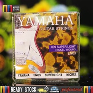 【MUSIC STORE】YAMAHA Electric Guitar String EN009 Super Light Nickel wound Sell as 1-6 per set Guitar Strings 雅马哈 电吉他琴弦