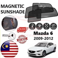 Mazda 6 2009-2012 Epic Magnetic Sunshade  (4pcs) Accessories Automotive
