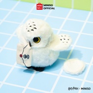 MINISO x Harry Potter Boneka mewah Hedwig Owl Boneka Mewah 5 inci Keychain Boneka 5Inch Plush Pendan