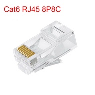 Cat6 RJ45 8P8C Gigabit Ethernet Network Modular Connector Plug