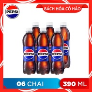 LỐC 6 CHAI NƯỚC NGỌT PEPSI 390ML