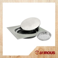 MITCO HEAVY DUTY STAINLESS STEEL FLOOR GRATING WITH STRAINER 6''x 6'' (MT-777)