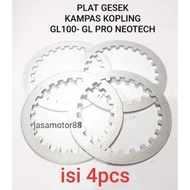 GL 100 GL PRO NEOTECH CLUTCH PLATE CONTENTS 4 PCS