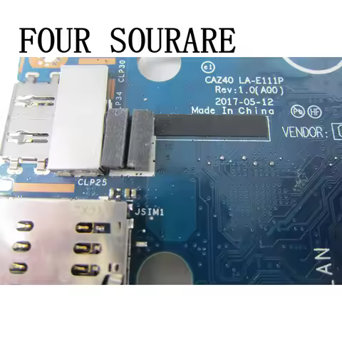 FOR dell Latitude 12 5289 13 7389 Laptop Motherboard with I5-7200U/I5-7300U CPU 8GB RAM CAZ40 LA-E11