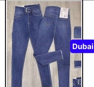 QUẦN JEAN NỮ CHẤT BÒ XANH XÁM CÚC LƯNG CAO NÂNG MÔNG HOT TREND 2024- DUBAI FASHION