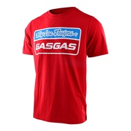 Troy Lee Designs Motorcycle Motocross Racing T Shirts, TLD GASGAS TEAM STOCK Short Sleeve TEE (Red, 