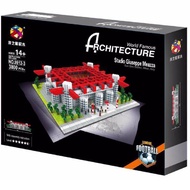 ตัวต่อ PZX HAAR บล็อก สนาม ฟุตบอล อิตาลี Football Stadium Italy Architecture 9912-3 จัดจำหน่ายโดย HA