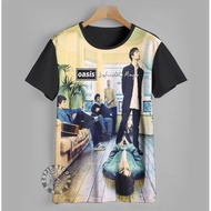 Oasis T-shirt Oasis Band Children's T-shirt Definitely Maybe -3D- Oasis Clothes Children's T-shirt O