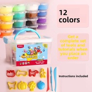 M&G | 4D Ultra-Light Modeling Clay Storage Box 12/24/36 Colors