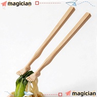 MAGICIAN 1pair Foot Shape Chopsticks, 22cm Lightweight Toe-Shaped Chopsticks, Funny With Straw Soles