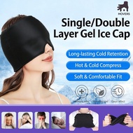 Gel Ice Cap Headache Sleeping Eyeshade Hot Cold Therapy for Headache Relief Cap