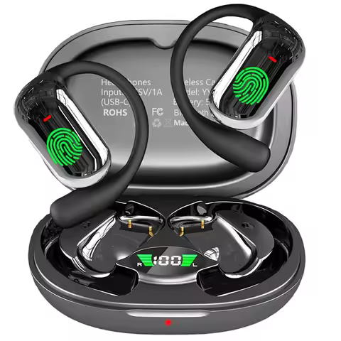 UYUXIO Real Time AI Translation Earbuds OWS Earphone with 144 Online Translate Languages Ear Buds He