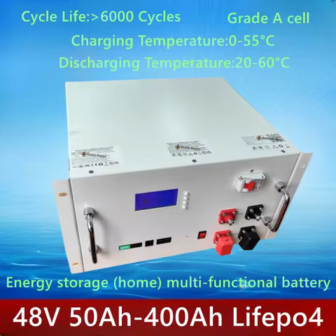 48V 51.2V 80Ah 100Ah 100A 120Ah 150Ah 200Ah 10 KWH 300Ah 400AH lifepo4 lithium batterry bluetooth Ap