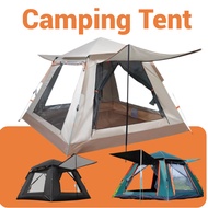 Camping Tent 6-8 Persons Outdoor Tent Family Tent Automatic Double-Layer Waterproof Rainproof Tent