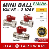 JH - SANWA Mini Ball Valve (2 Way)