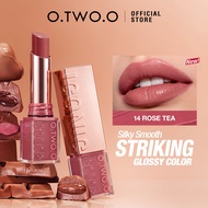 O.TWO.O Haute Hydrating Satin Lipstick Moisturizing Covers Lip Lines