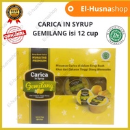 Carica In Syrup Gemilang Minuman Sirup Buah Carica Isi 12 Cup Khas