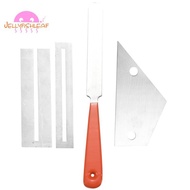 Stainless Steel Guitar Fret File+Fret Rocker Level+Fingerboard Protector Guitar Luthier Tool