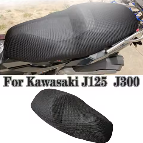 Motorcycle Accessories Rear Seat Cowl Cover Waterproof Insulation Net 3D Mesh Net Protector For Kawa